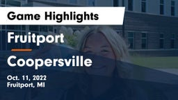 Fruitport  vs Coopersville  Game Highlights - Oct. 11, 2022