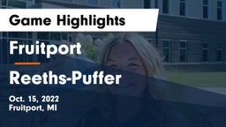 Fruitport  vs Reeths-Puffer  Game Highlights - Oct. 15, 2022