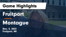 Fruitport  vs Montague  Game Highlights - Nov. 5, 2022