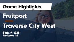 Fruitport  vs Traverse City West  Game Highlights - Sept. 9, 2023