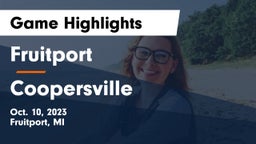 Fruitport  vs Coopersville  Game Highlights - Oct. 10, 2023