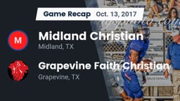 Recap: Midland Christian  vs. Grapevine Faith Christian  2017
