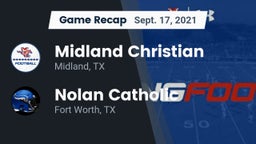 Recap: Midland Christian  vs. Nolan Catholic  2021