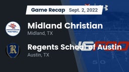 Recap: Midland Christian  vs. Regents School of Austin 2022