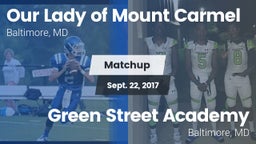 Matchup: Our Lady of Mount vs. Green Street Academy  2017