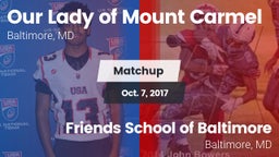 Matchup: Our Lady of Mount vs. Friends School of Baltimore 2017