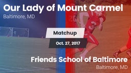Matchup: Our Lady of Mount vs. Friends School of Baltimore 2017
