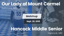 Matchup: Our Lady of Mount vs. Hancock Middle Senior  2018