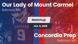 Matchup: Our Lady of Mount vs. Concordia Prep  2018