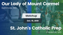 Matchup: Our Lady of Mount vs. St. John's Catholic Prep  2018