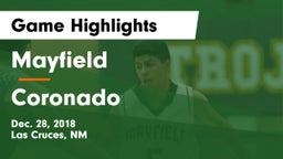 Mayfield  vs Coronado Game Highlights - Dec. 28, 2018