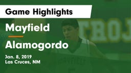 Mayfield  vs Alamogordo  Game Highlights - Jan. 8, 2019