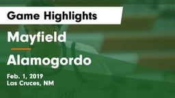Mayfield  vs Alamogordo  Game Highlights - Feb. 1, 2019