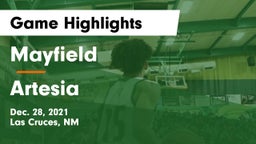 Mayfield  vs Artesia  Game Highlights - Dec. 28, 2021