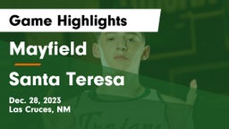 Mayfield  vs Santa Teresa  Game Highlights - Dec. 28, 2023