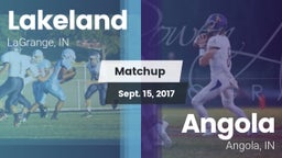 Matchup: Lakeland  vs. Angola  2017