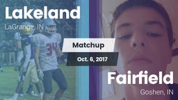 Matchup: Lakeland  vs. Fairfield  2017
