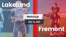 Matchup: Lakeland  vs. Fremont  2017