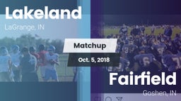 Matchup: Lakeland  vs. Fairfield  2018