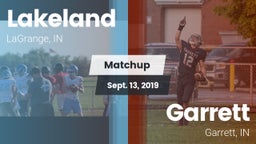 Matchup: Lakeland  vs. Garrett  2019