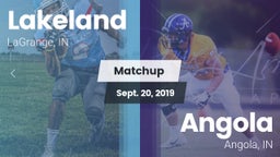 Matchup: Lakeland  vs. Angola  2019