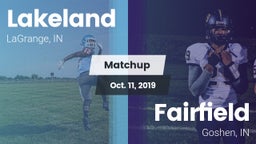 Matchup: Lakeland  vs. Fairfield  2019