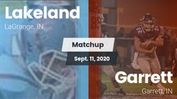 Matchup: Lakeland  vs. Garrett  2020