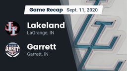 Recap: Lakeland  vs. Garrett  2020