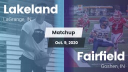 Matchup: Lakeland  vs. Fairfield  2020