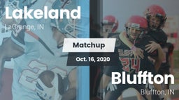 Matchup: Lakeland  vs. Bluffton  2020
