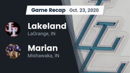 Recap: Lakeland  vs. Marian  2020