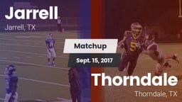 Matchup: Jarrell  vs. Thorndale  2017