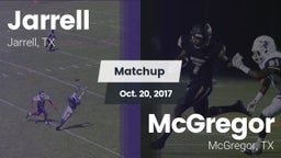 Matchup: Jarrell  vs. McGregor  2017
