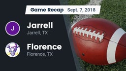 Recap: Jarrell  vs. Florence  2018