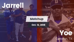 Matchup: Jarrell  vs. Yoe  2018