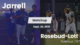 Matchup: Jarrell  vs. Rosebud-Lott  2019