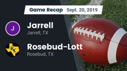 Recap: Jarrell  vs. Rosebud-Lott  2019