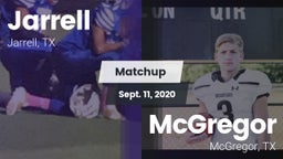 Matchup: Jarrell  vs. McGregor  2020