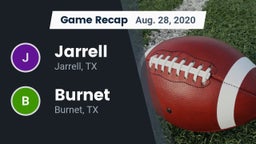 Recap: Jarrell  vs. Burnet  2020