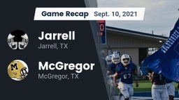 Recap: Jarrell  vs. McGregor  2021