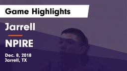 Jarrell  vs NPIRE Game Highlights - Dec. 8, 2018