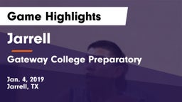 Jarrell  vs Gateway College Preparatory  Game Highlights - Jan. 4, 2019