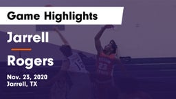 Jarrell  vs Rogers  Game Highlights - Nov. 23, 2020