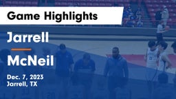 Jarrell  vs McNeil Game Highlights - Dec. 7, 2023