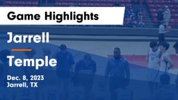 Jarrell  vs Temple  Game Highlights - Dec. 8, 2023
