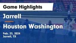 Jarrell  vs Houston Washington Game Highlights - Feb. 23, 2024