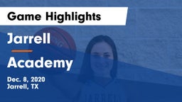 Jarrell  vs Academy  Game Highlights - Dec. 8, 2020