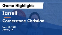 Jarrell  vs Cornerstone Christian  Game Highlights - Jan. 12, 2021