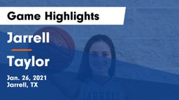 Jarrell  vs Taylor  Game Highlights - Jan. 26, 2021