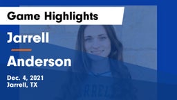 Jarrell  vs Anderson Game Highlights - Dec. 4, 2021